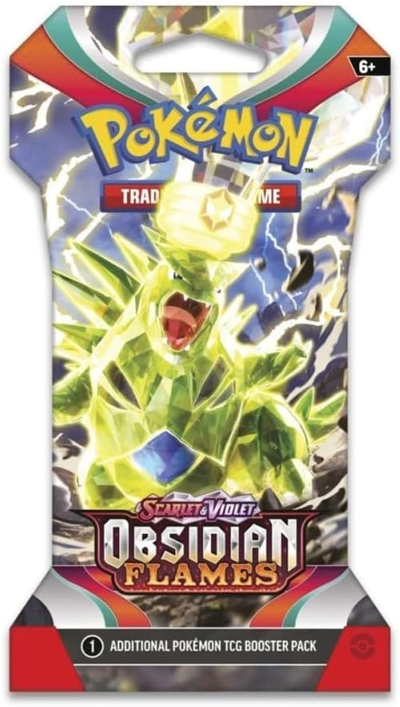 Pokemon Scarlet & Violet 3 Obsidian Flames Sleeved Booster 8 Packs