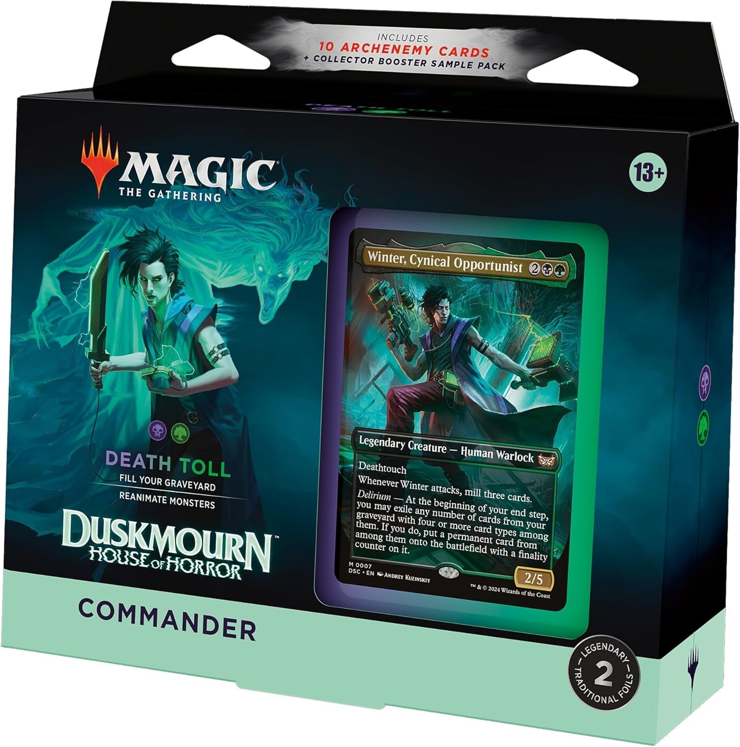 Magic: the Gathering Duskmourn: House of Horror Commander Deck - Death Toll