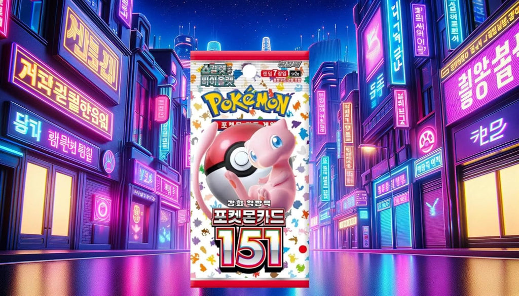 Pokemon 151 TCG Korean Booster Packs | 2 X Authentic Pokemon Cards Pack | Korean Language Pokemon 151 Trading Card Game Set | TYCM Pouch | Collectible Pokémon TCG Gift for Boys |
