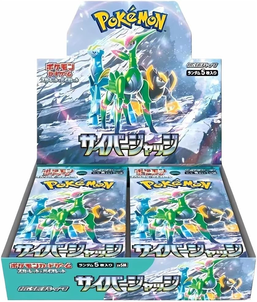 Cyber Judge Japanese Pokemon Booster Box (30 Packs) | Scarlet & Violet Set | Pokémon Trading Cards | 30 Booster Packs | TCYM Authenticated | Pokemon TCG Pack | Japanese Temporal Forces |