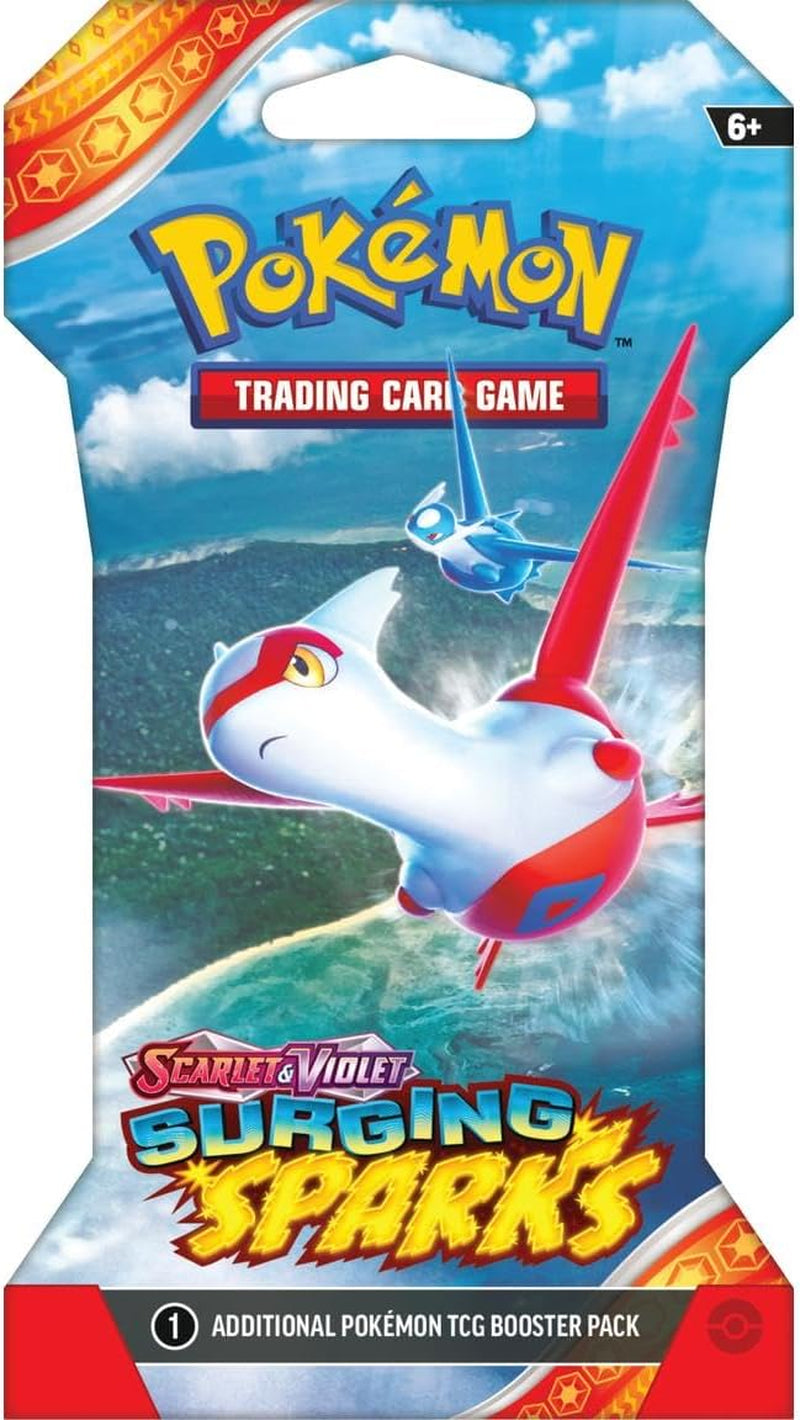 Pokémon Surging Sparks Sleeved Eight (8) Booster Packs