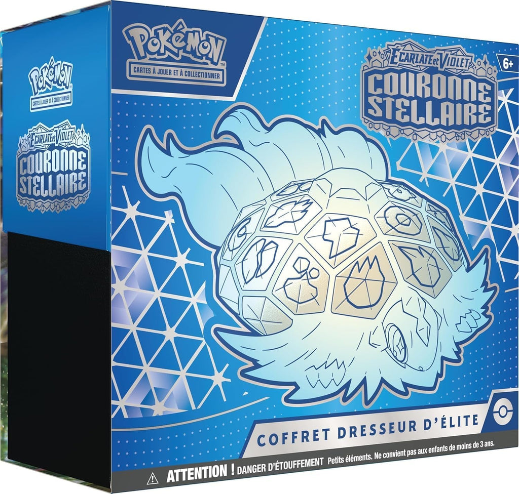 : Scarlet & Purple Elite Trainer Set - Star Crown (1 Fully Illustrated Promo Card, 9 Booster Packs & Premium Game Accessories)