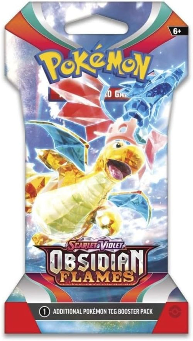 Pokemon Scarlet & Violet 3 Obsidian Flames Sleeved Booster 8 Packs
