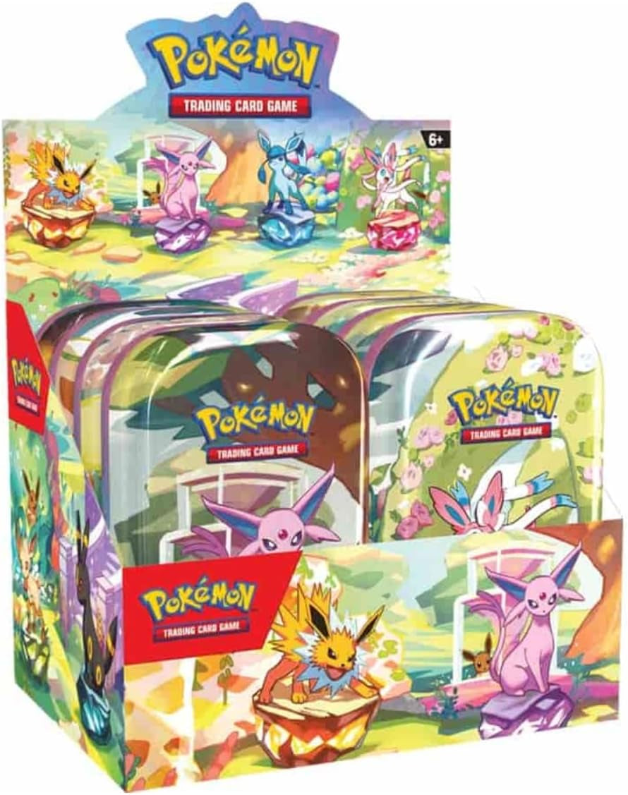 POKEMON TCG: SCARLET & VIOLET: PRISMATIC EVOLUTIONS MINI TIN DISPLAY (8CT DISPLAY)