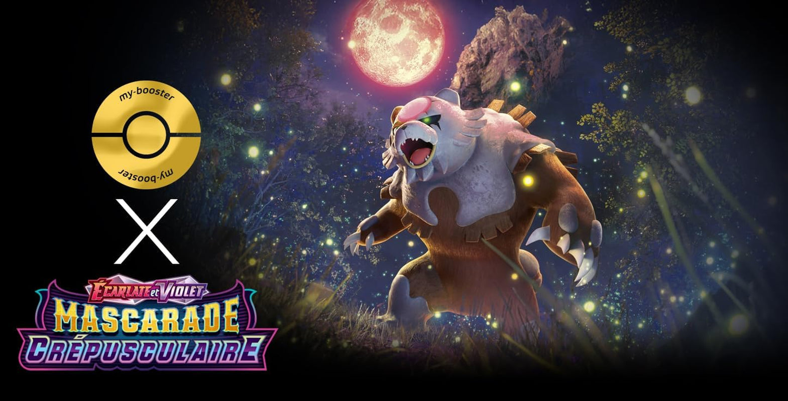 Leveinard (Chansey) 187/167 Alternative Shiny Pokémon Gallery -  X Écarlate Et Violet 6 - Mascarade Crépusculaire Box of 10 Pokemon French Cards