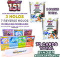 Pokemon Scarlet & Violet 151 Bulk/Binder Pack | 35 Cards per Pack | 10 X HOLO/REVERSE | 25 X Common/Uncommon | No Duplicates within Each Individual Pack - All Cards near Mint Condition (70 Cards)