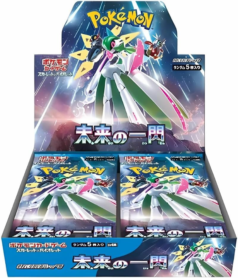 Future Flash Japanese Pokemon Booster Box (30 Packs) | Scarlet & Violet Set | Pokémon Trading Cards | 30 Booster Packs | TCYM Authenticated | Pokemon TCG Pack | Japanese Paradox Rift |
