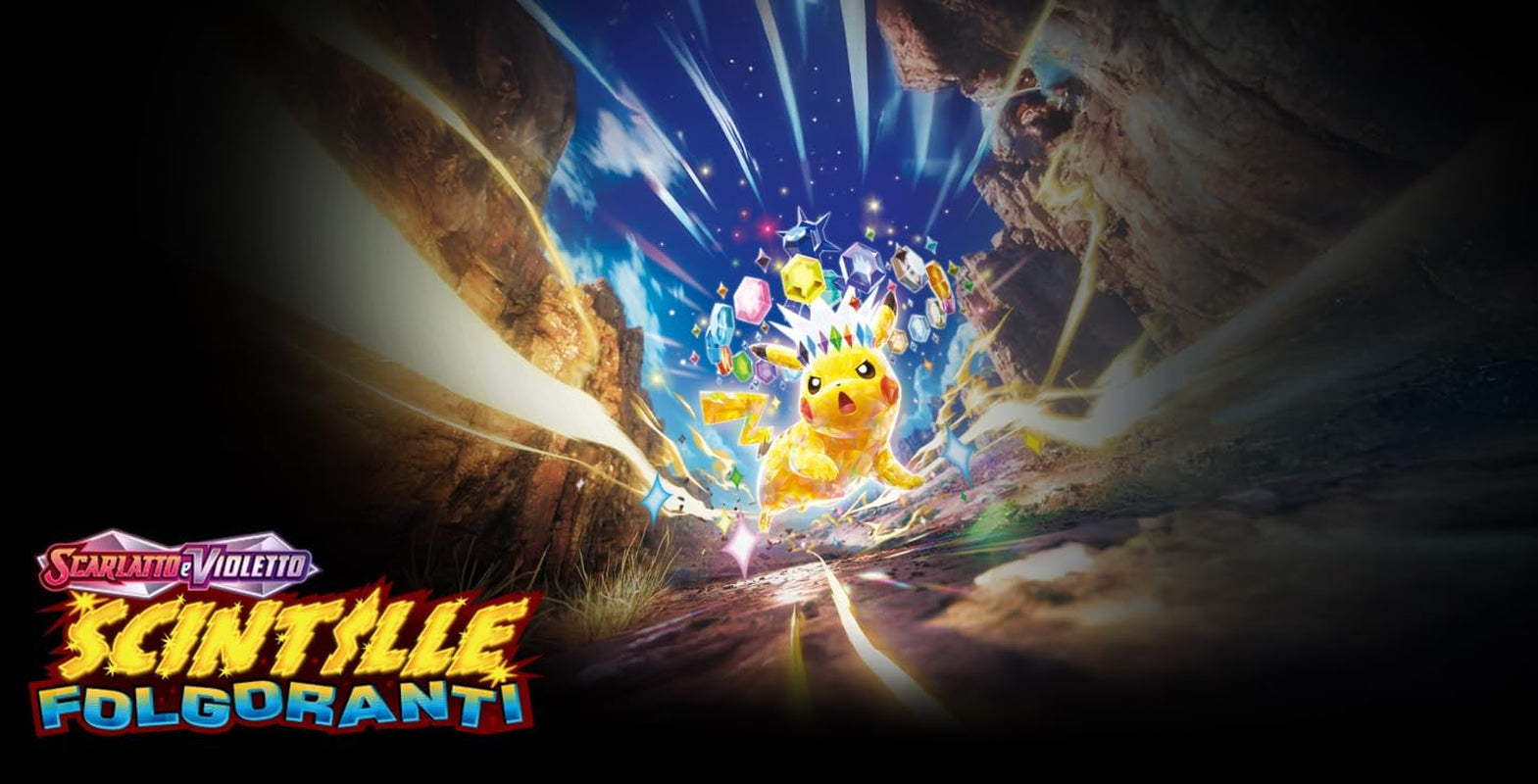 Pikachu Ex 247/191 Tera Shiny Gold -  X Scarlatto E Violetto 8 - Scintille Folgoranti