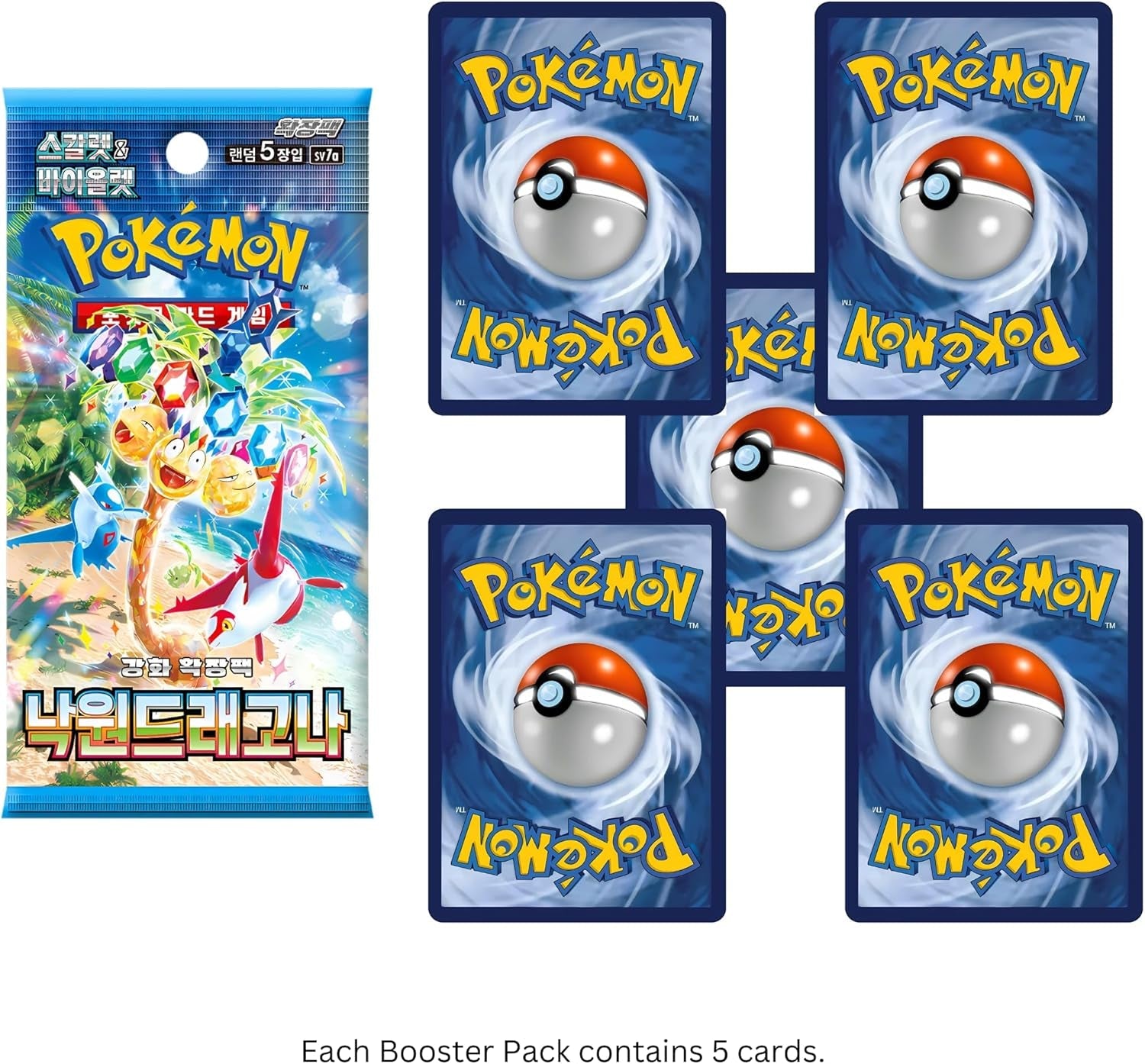 30 X Korean Paradise Dragona Pokemon Booster Box | Korean Surging Sparks Pokémon Booster Box | 30 X Pokemon Card Packs | Pokemon TCG Pack | TCYM Authenticated