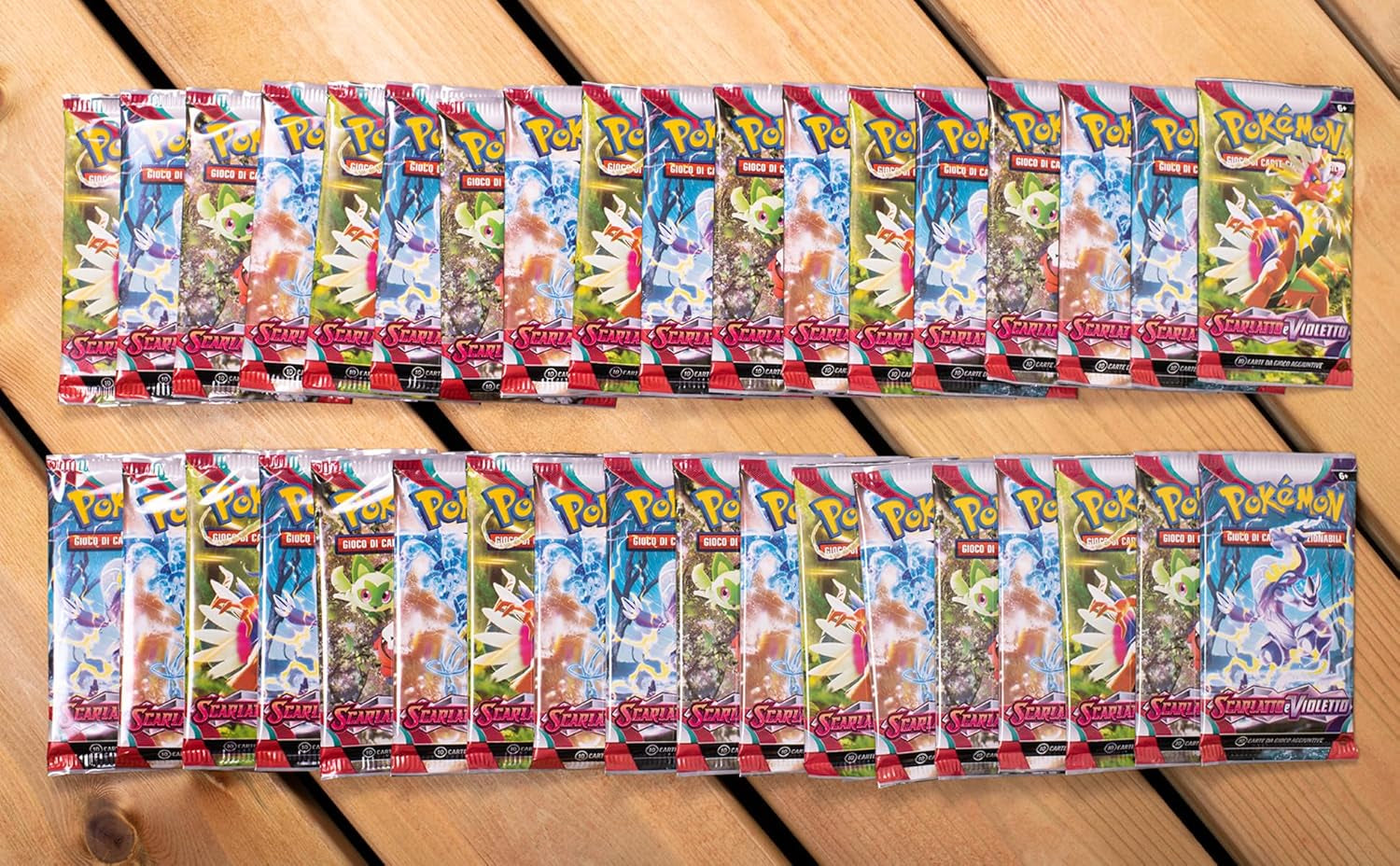 GCC  Scarlet & Violet Expansion Card Display (36 Expansion Bags) - Italian Edition