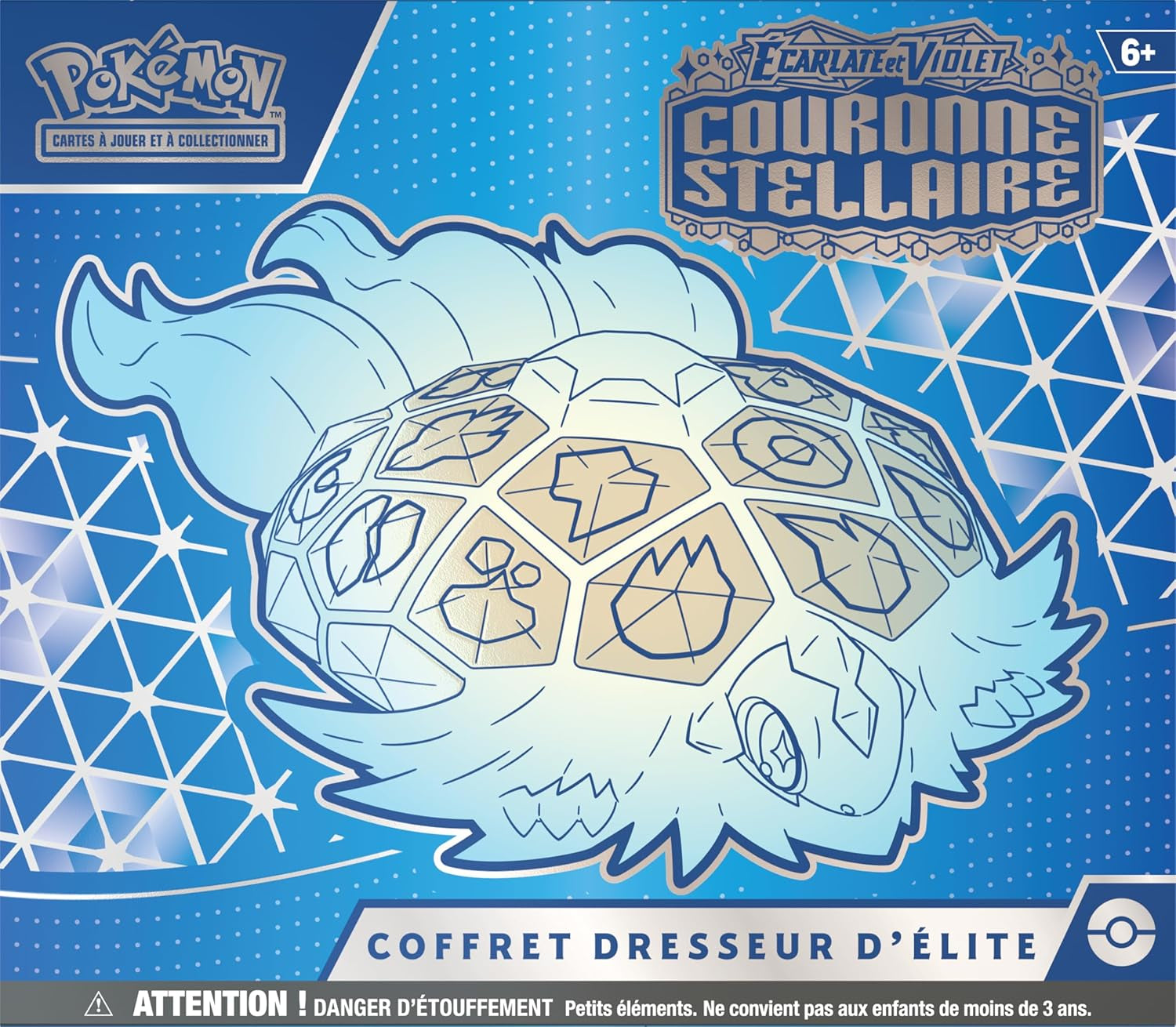 : Scarlet & Purple Elite Trainer Set - Star Crown (1 Fully Illustrated Promo Card, 9 Booster Packs & Premium Game Accessories)