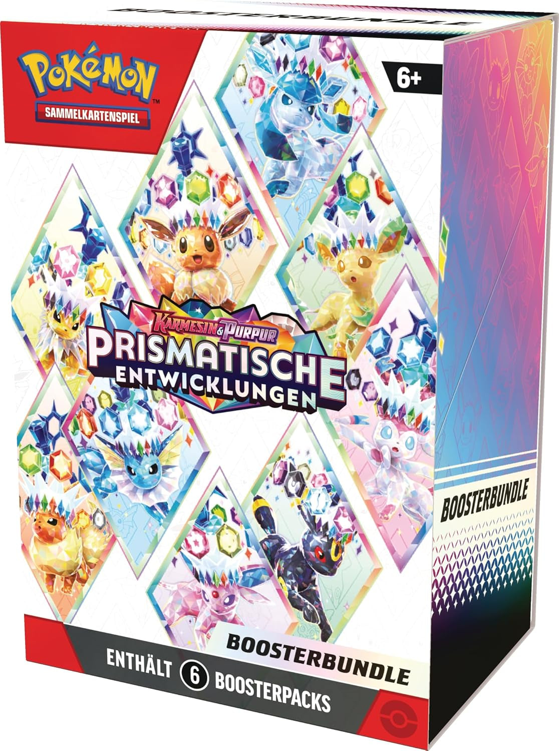 - Trading Card Game: Crimson & Purple Booster Bundle - Prismatic Developments (6 Booster Packs)