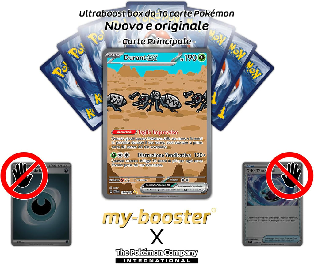 Durant Ex 236/191 Alternative Shiny Pokémon Gallery -  X Scarlatto E Violetto 8 - Scintille Folgoranti