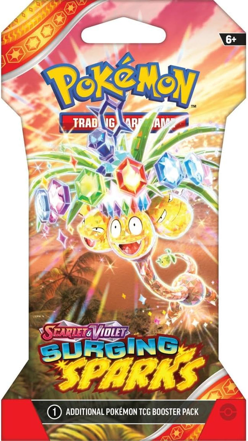 Pokémon Surging Sparks Sleeved Eight (8) Booster Packs