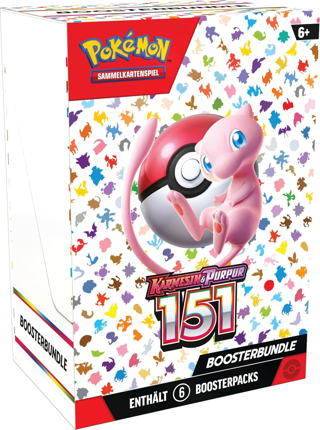 - Trading Card Game: Crimson & Purple Booster Bundle - 151 (6 Booster Packs)