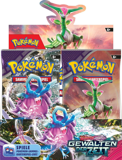 - Trading Card Game: Booster Pack Display Box Crimson & Purple - Forces of Time (36 Booster Packs)