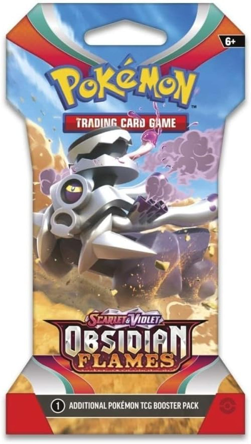 Pokemon Scarlet & Violet 3 Obsidian Flames Sleeved Booster 8 Packs