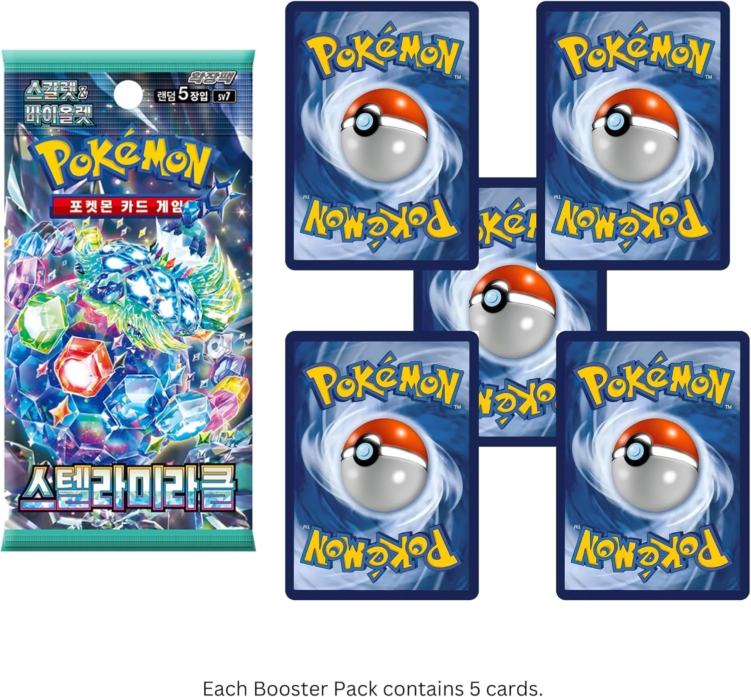 Korean Stellar Crown Pokémon Booster Box | 30 X Korean Stellar Miracle Booster Box | 30 X Card Packs | Pokemon TCG Pack | TCYM Authenticated |