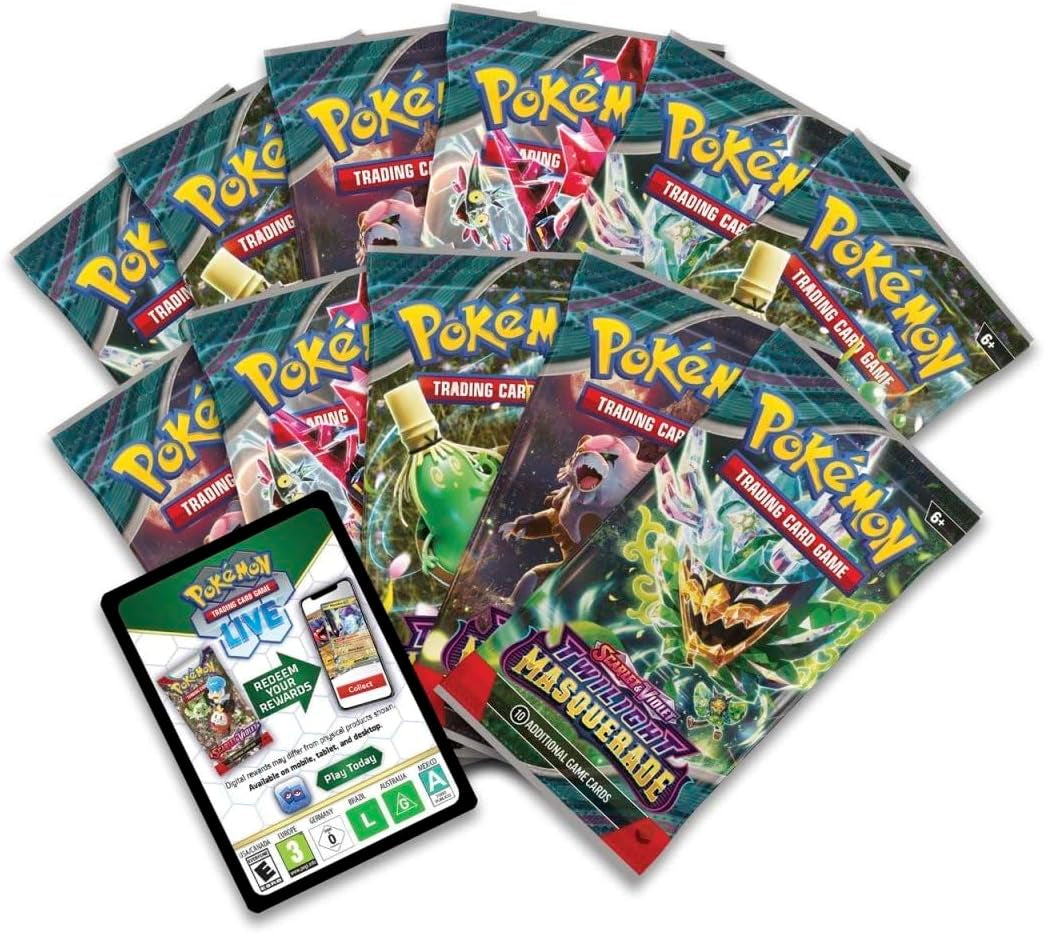 Pokemon TCG: Scarlet & Violet - Twilight Masquerade Pokemon Center Elite Trainer Box Teal Mask Ogerpon