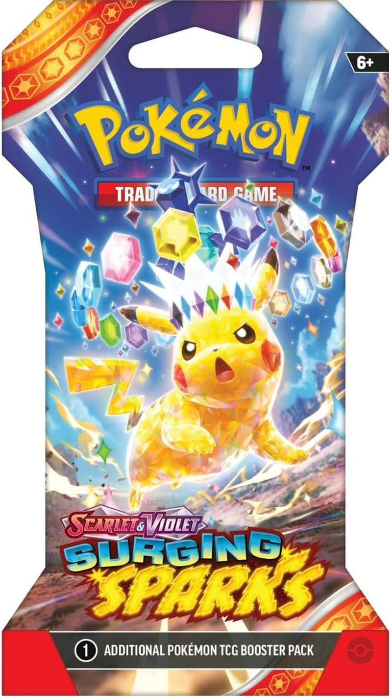 Pokémon Surging Sparks Sleeved Eight (8) Booster Packs