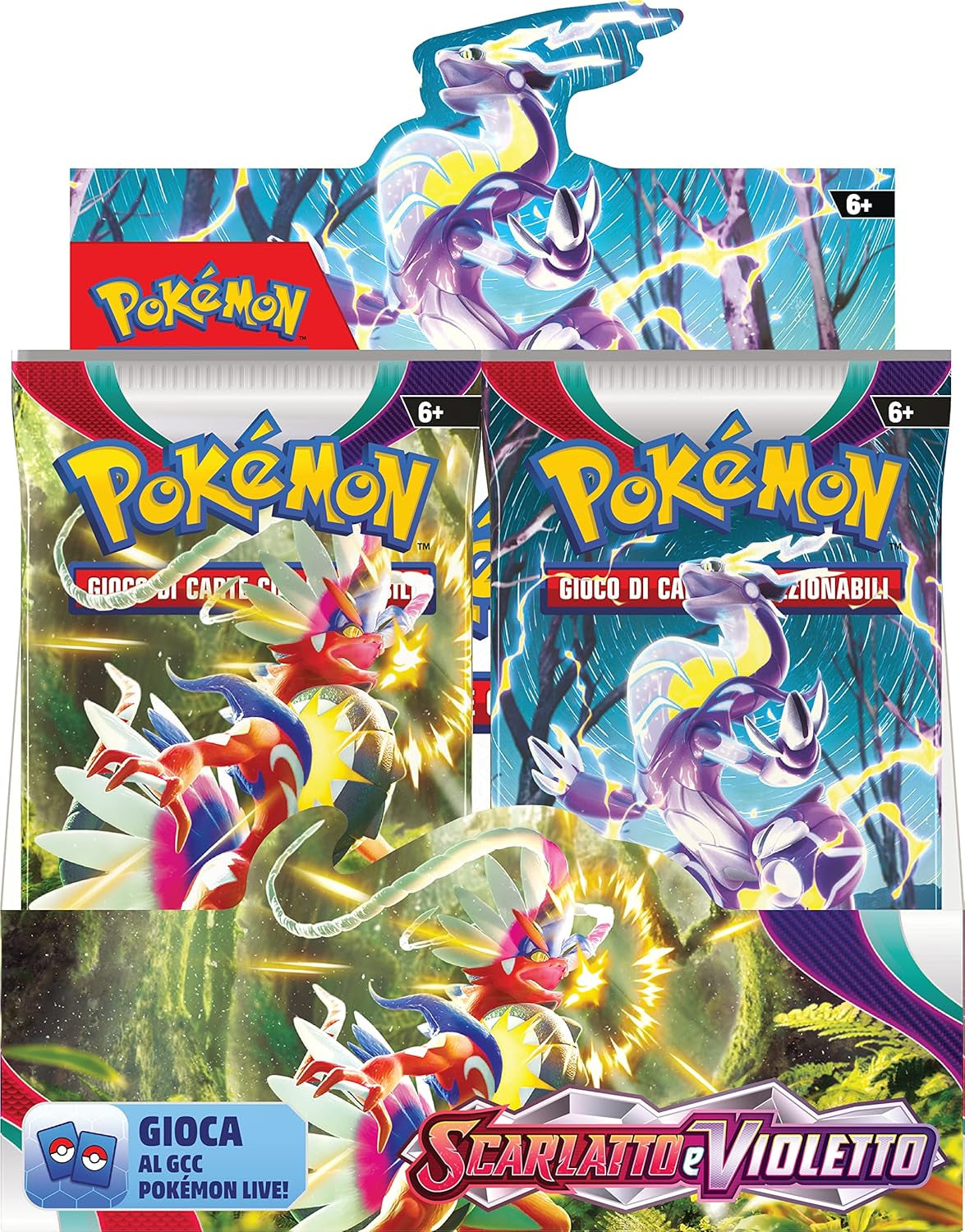 GCC  Scarlet & Violet Expansion Card Display (36 Expansion Bags) - Italian Edition